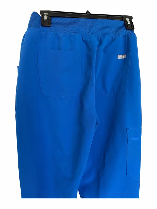Figs Women’s Zamora Royal Blue Jogger Scrubs with Contrast Drawstring - Image 5
