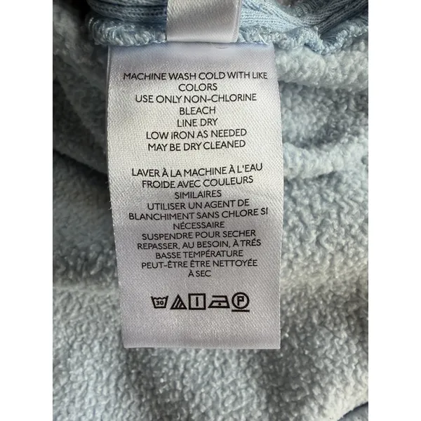 Pilcro‎ Anthropologie Fleece Shirt Jacket Washed Blue Women's Size Large - Image 15