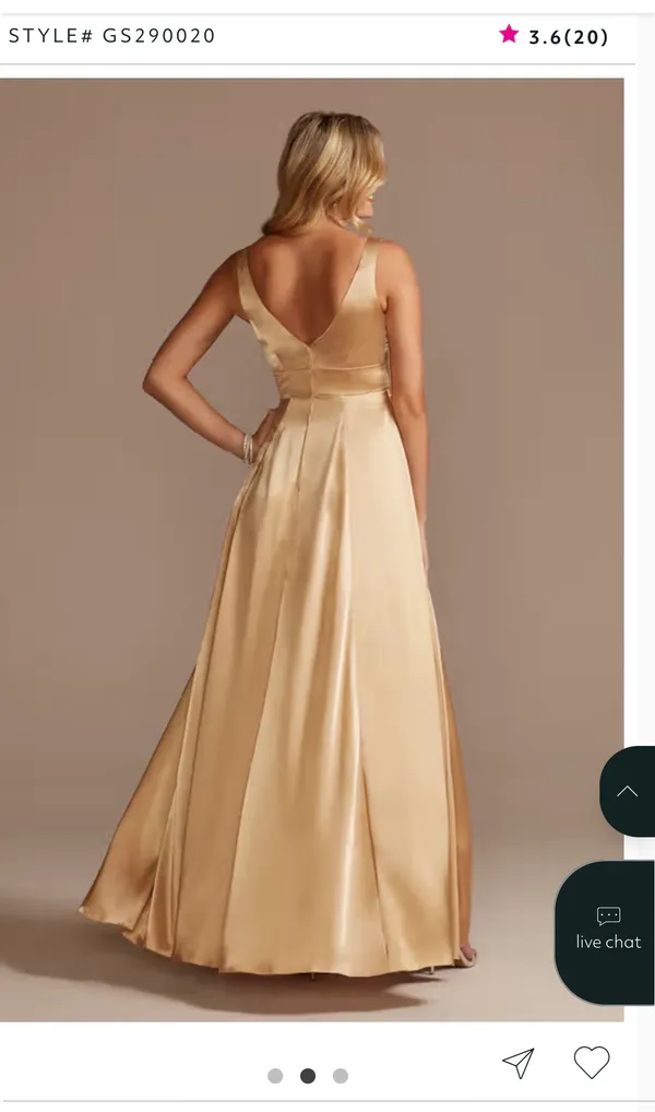 David's Bridal Bridesmaid Dress - Image 8
