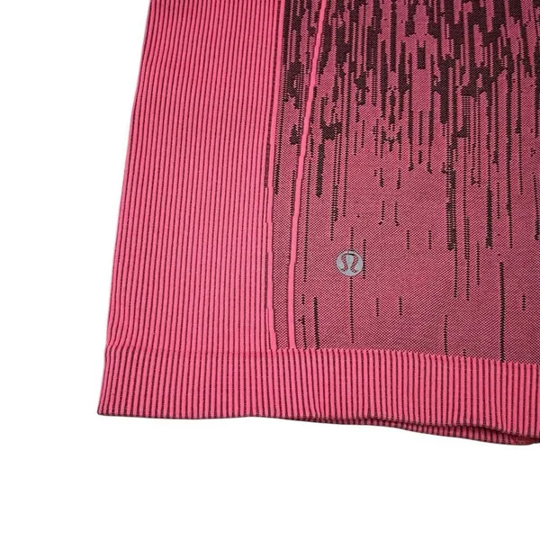 Lululemon Sculpt Short Electric Coral Pink Black seamless all sport High Waist 6 - Image 5