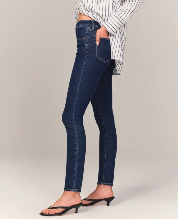 Abercrombie High-Rise Super Skinny Ankle Jeans - Image 4