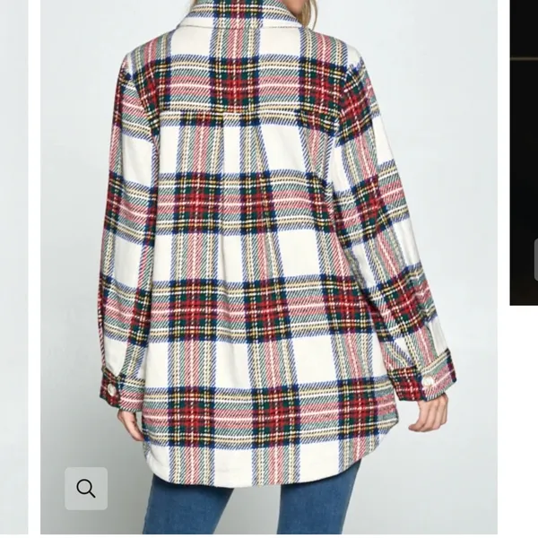 ELLISON PLAID OVERSIZE SHACKET - Image 2