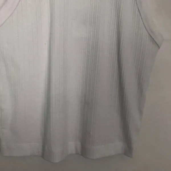 NWT ZARA White Ribbed Crop Top Size Small - Image 5