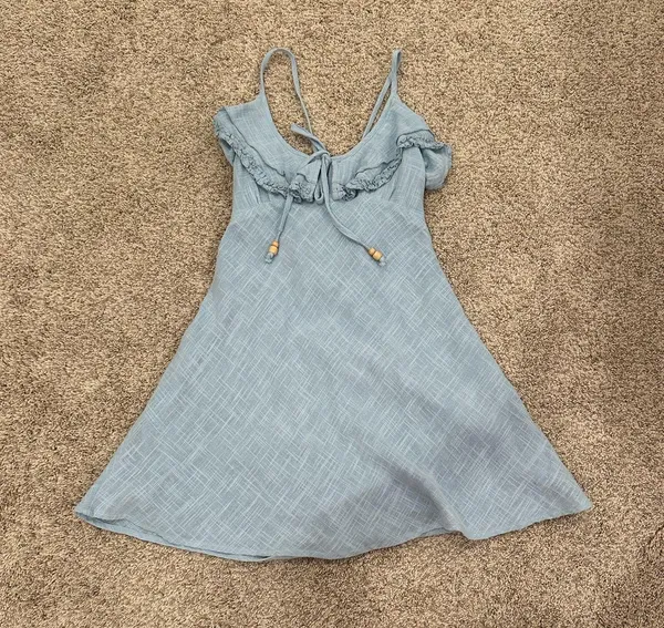 Blue Mini Free People Dress - Image 2