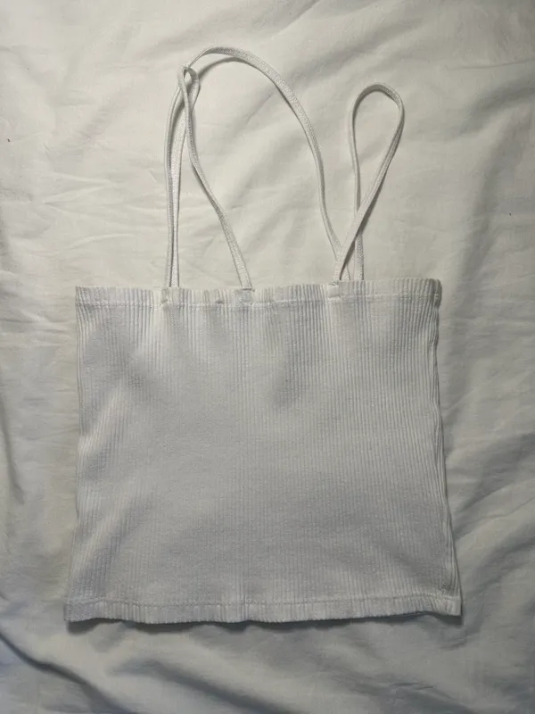 Zara White Tank Top - Image 2