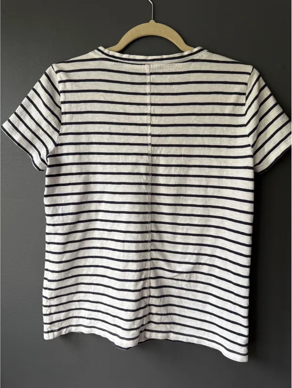 J.Crew Girlfriend Tee Striped Short Sleeve T-Shirt Size Small - Image 2