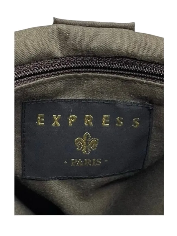 Express Paris 𖣴 Top Handle Woven Crochet Mini Handbag Bag 𖤗 Espresso Brown 𖤗 - Image 10