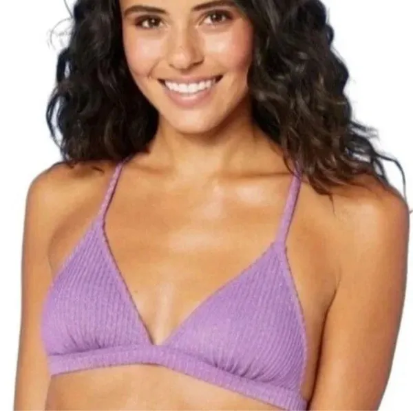 Sparkly purple bikini top - Image 2