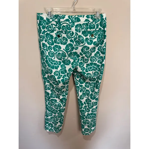 Tory Burch‎ Walton Printed Captiva Pants Sz 4 - Image 3