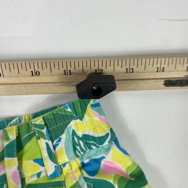 Lilly‎ Pulitzer Tropical Floral Print Shorts Womens Small High Rise Pleated - Image 4