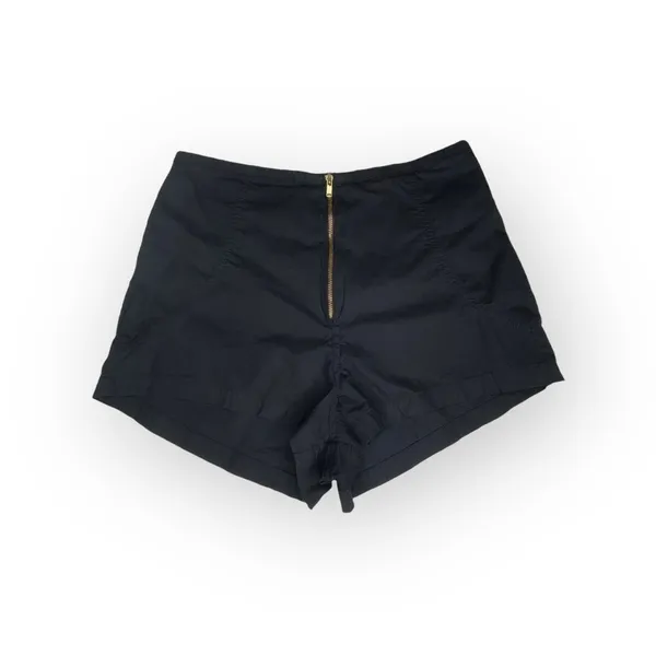 One Teaspoon ✌︎︎ High Waist Exposed Zip Front Lightweight Shorts ✌︎︎ Black XXS - Image 6
