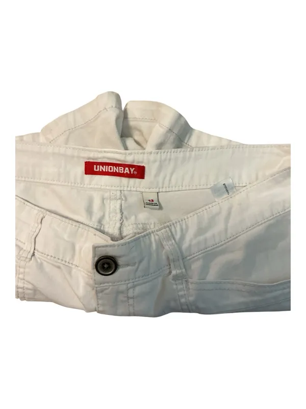UnionBay white utility shorts, junior size 13 - Image 3