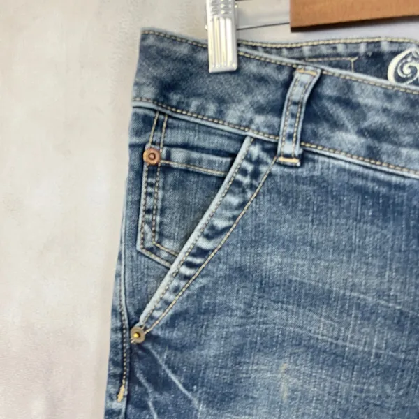 Converse One Star Trinity Boot Jeans Women 30 Low‎ Rise Y2K Indie Grunge Western - Image 4