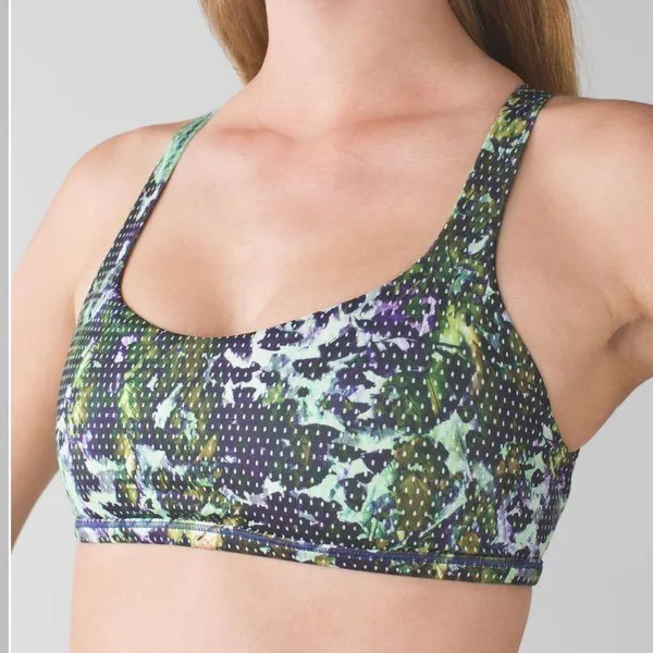 Lululemon Free To Be Wild Floral Sport White Multi / Pistachio Size 4 - Image 2