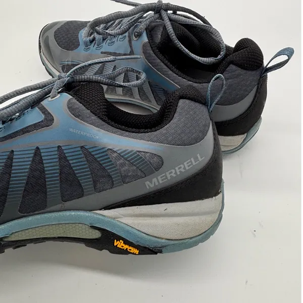 Merrell Siren Edge 3 Waterproof Hiking Shoes Blue Grey Womens 7.5 - Image 4