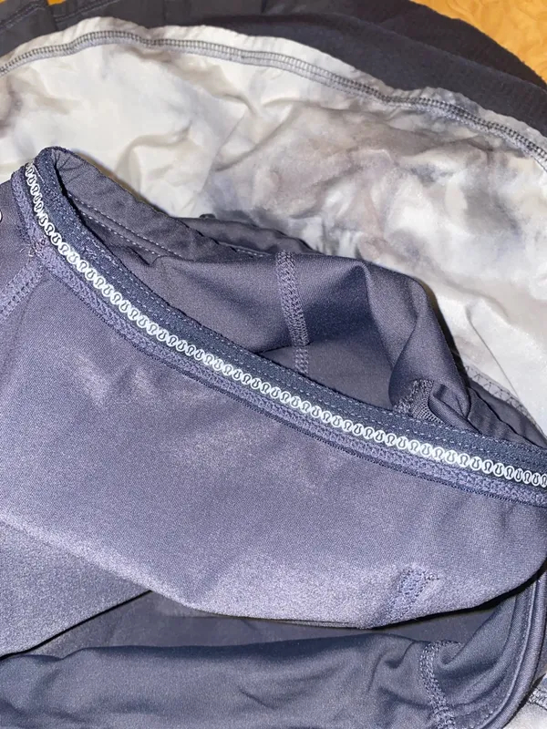 Rare Lululemon Run Resolution Skirt II Size 4 Coal Vapor Spray Dye Tinted Canvas - Image 9