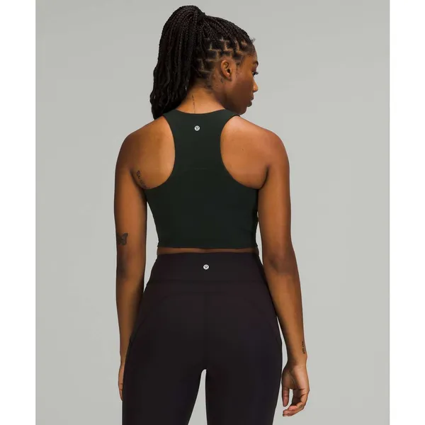Lululemon Invigorate Training Tank Top size 4 Rainforest Green - Image 2