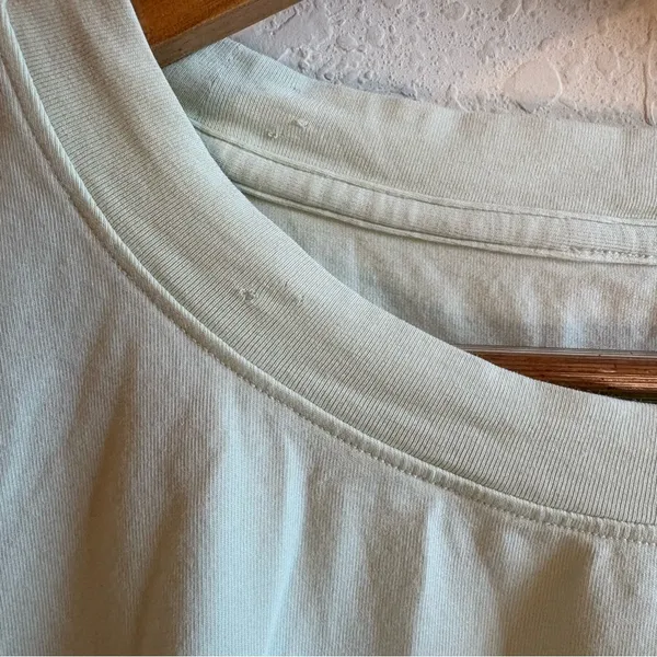 Lululemon Kohlrabi Green Wide Sleeve Gathered Hem T-Shirt Top Medium? - Image 5
