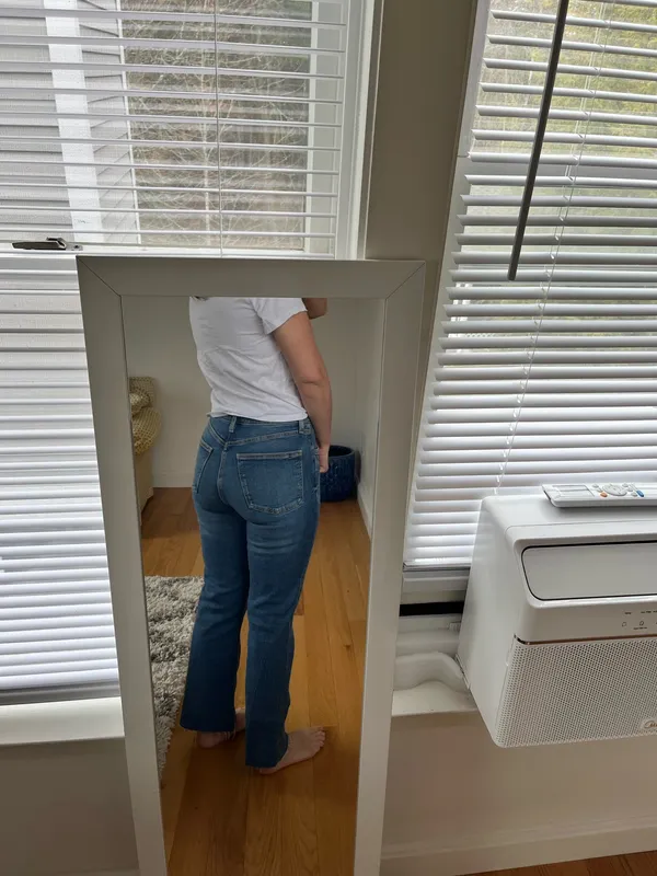 ZARA Flare Cropped Jeans High-Rise - Image 2