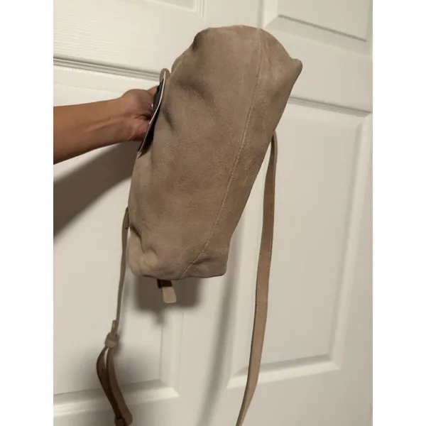 Zara Suede Leather Collection Bowling Bag‎ Crossbody - Image 5