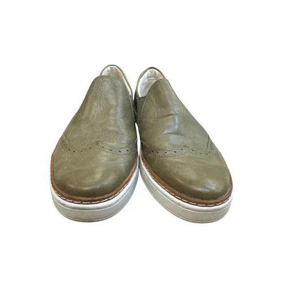 Ugg Womens Green Leather Slip-On Loafers Shoes Size 8 SKU8133 - Image 8