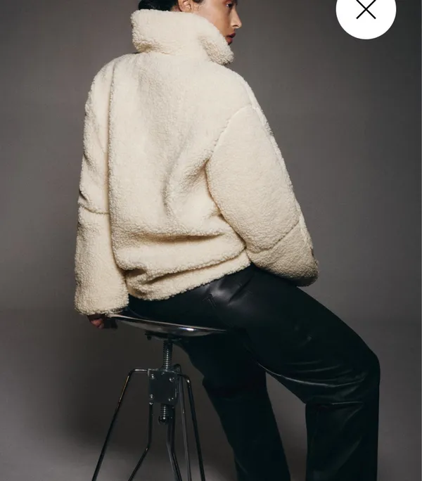 Loose Fit Teddy Jacket - Image 4