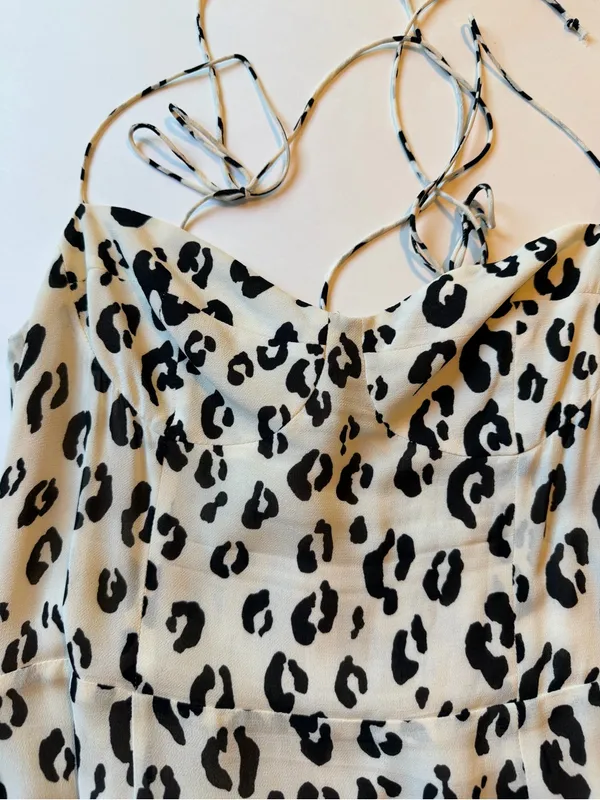 Reformation leopard print Midi Dress - Image 7
