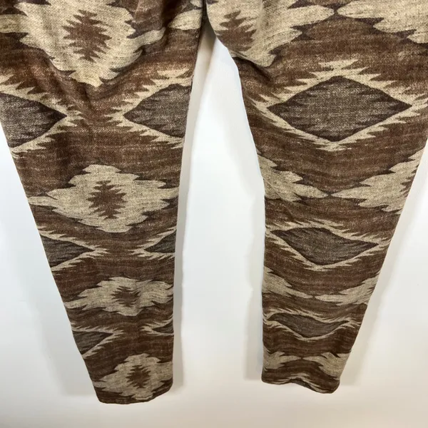 Lauren Ralph Lauren Southwestern Aztec Print Skinny Jeans Brown Tan Size 10‎ - Image 8