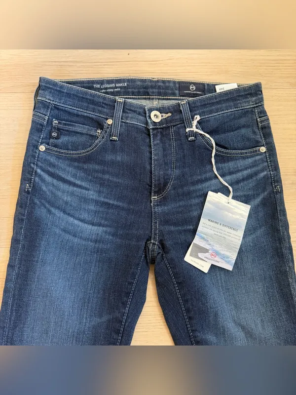 AG Adriano Goldschmied The Legging Ankle Super Skinny Jeans Size 24R - Image 2