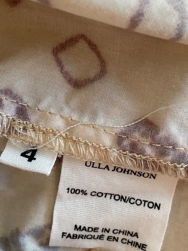 Ulla Johnson Aminta Ruffle
Mini Skirt in Beige Opal - Image 9