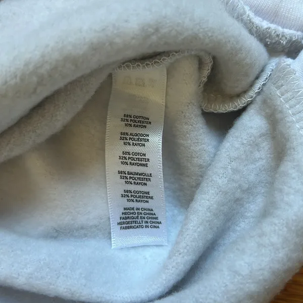 NWOT Alternative Fleece Drop Shoulder Cropped Pullover Sweatshirt - Image 4