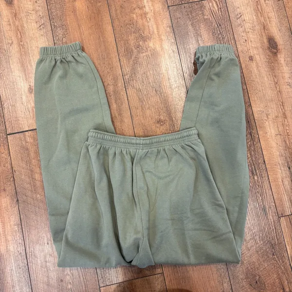 SNDYS Lounge Luxe Sweatpants Khaki Green Drawstring Active Wear Revolve Womens 6 - Image 6