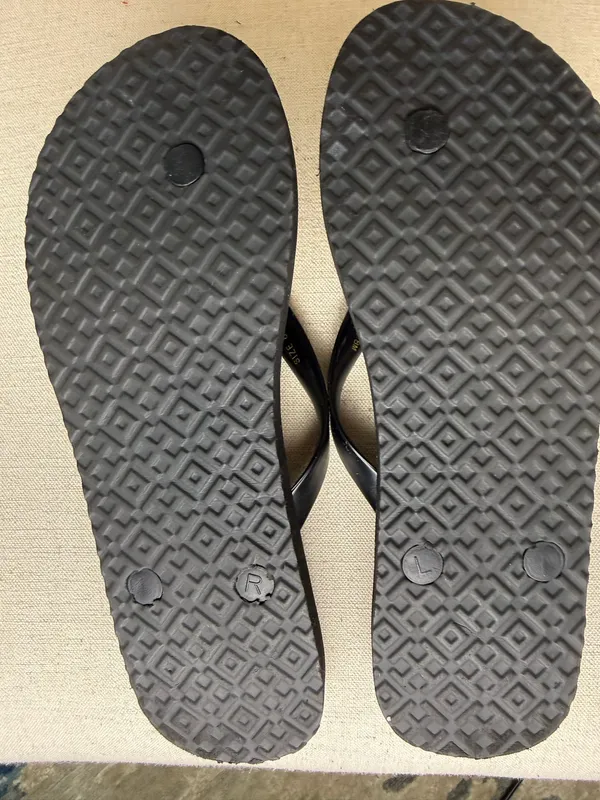 Tory Burch Black Flip Flips - Image 3
