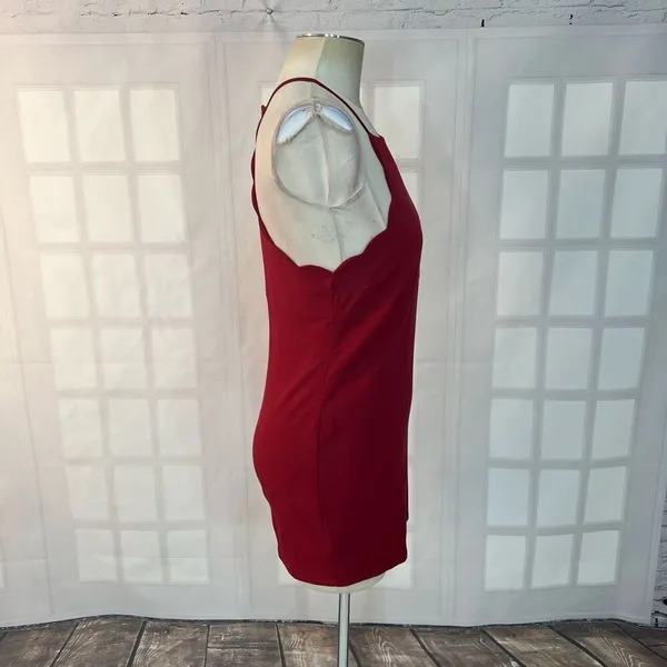 Lulu’s Endlessly Endearing Wine Red mini Dress size small - Image 7