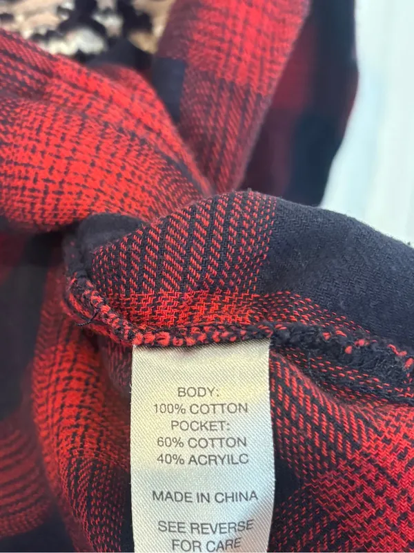 BKE red plaid button down shirt - Image 6