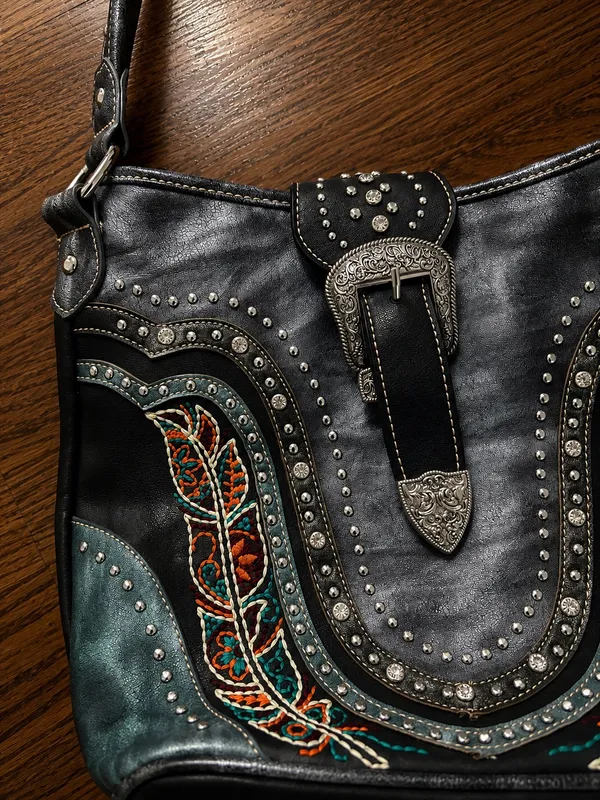 Montana West Vintage leather bag - Image 2