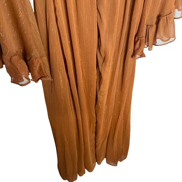 Showpo Chiffon Dangerous Woman Maxi Dress 6 Maternity Engagement Fairycore Fall - Image 15