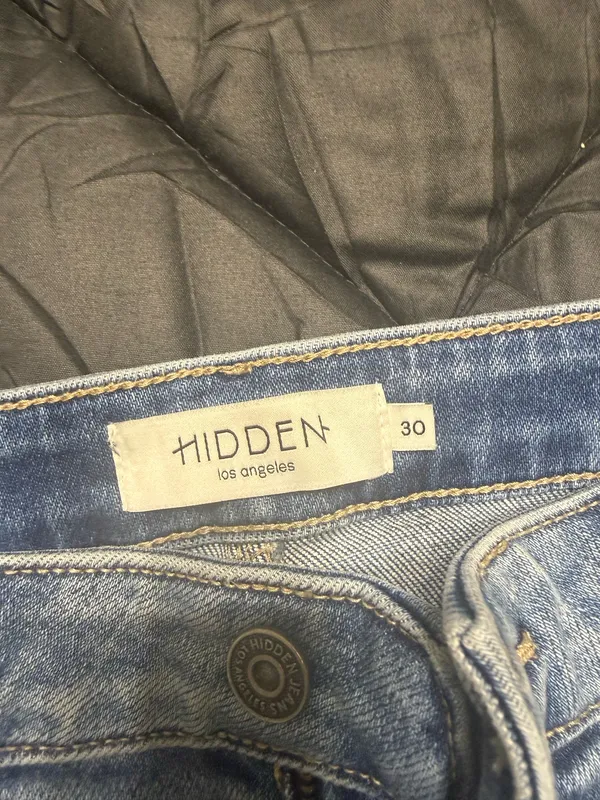 Hidden Jeans Distressed Wide-Leg High-Rise 30 - Image 4