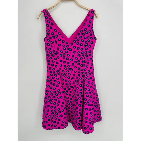 Lilly Pulitzer Clove Dress Size 6 Pink Cheetah Print Sleeveless Preppy Bold - Image 9