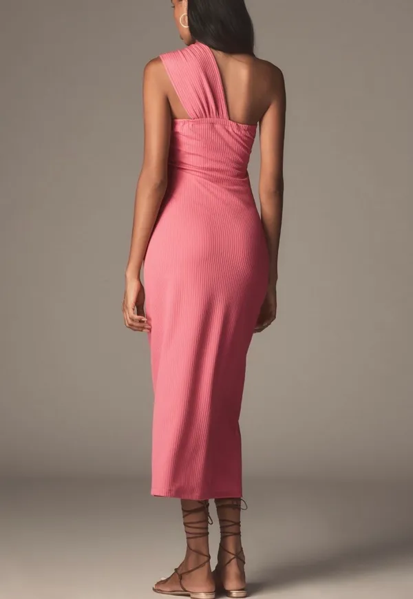 Anthropologie Porridge Antonia Twist-Front Ribbed Maxi Dress, Size XS - Image 5