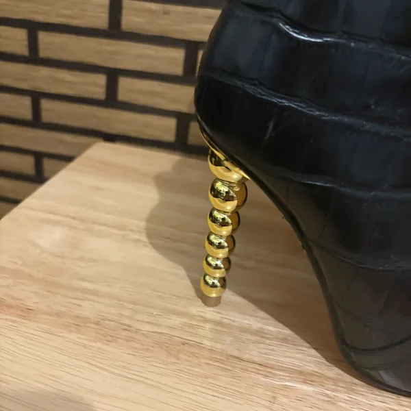 Lemon Drop By‎ Privileged Black Pointed Toe Boots Size 5.5 - Image 6