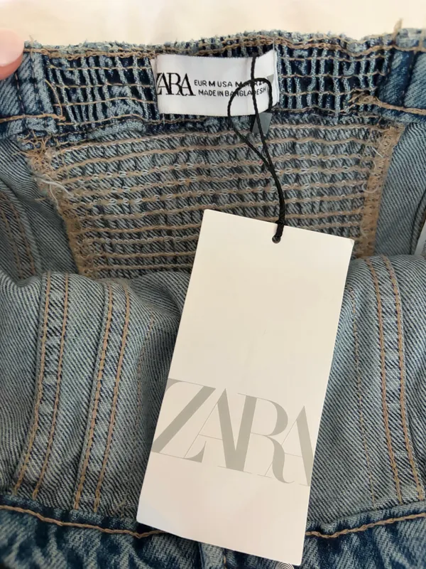 Zara strapless jean top - Image 3
