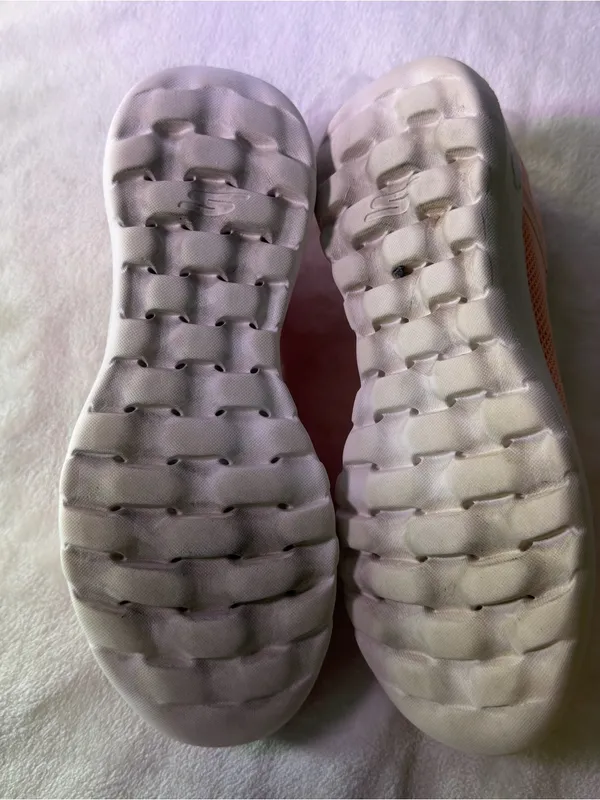 Skechers Pink Mesh Slip-On Walking Sneakers - Image 10