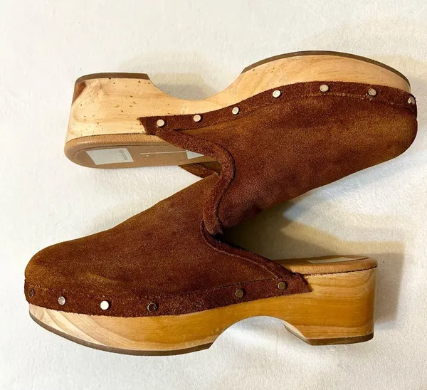 Dolce Vita Closen Slip-On Studded Clog Cognac Suede Size 7.5 - Image 6