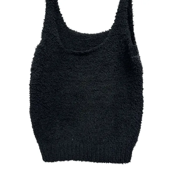 SKIMS‎ Black Fuzzy Tank Top - Image 3