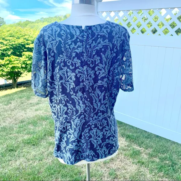 Ann Taylor Lace Peplum Top - Image 8