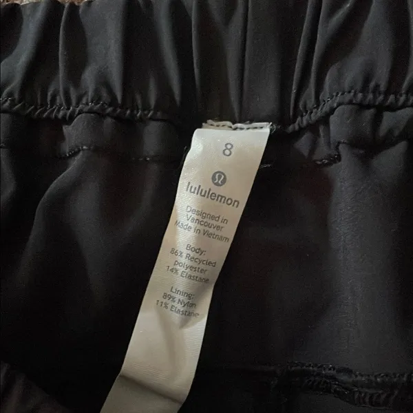 Lululemon Black Relaxed Fit Track Pants with Elastic Waistband - Image 2