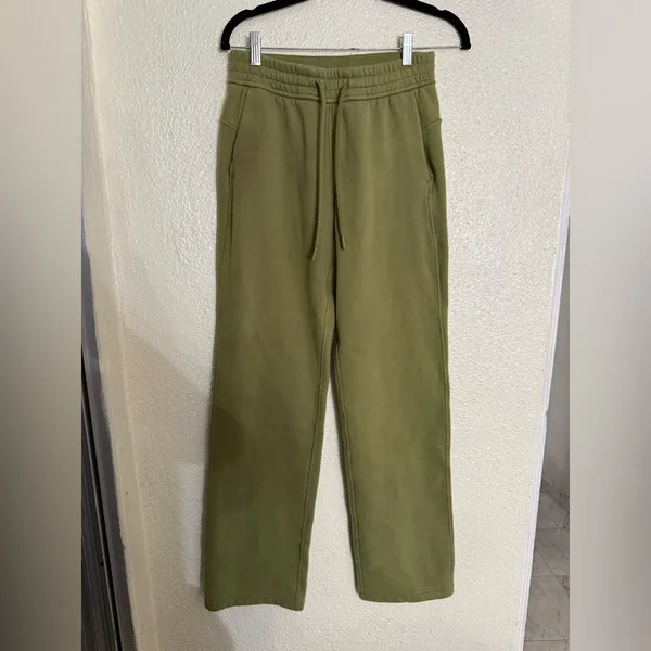 Lululemon Loungeful Straight Leg Pant Bronze Green size 4 - Image 4