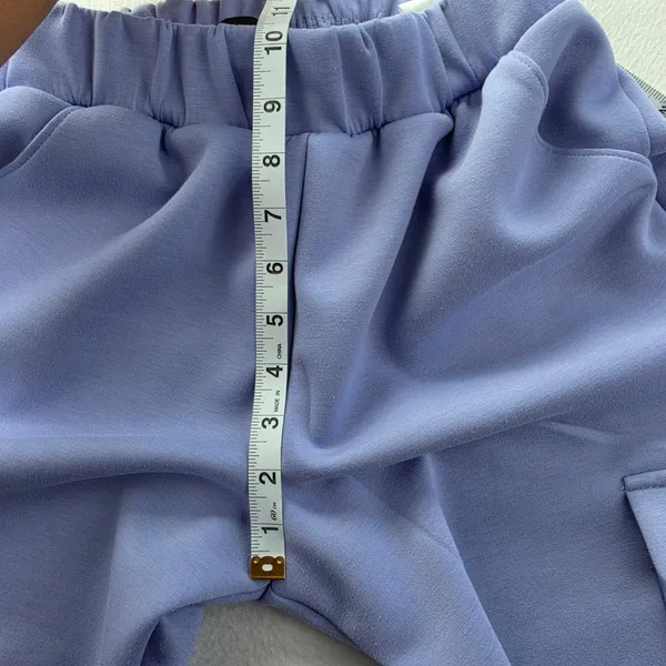 Express Womens Lavender V-Neck Sweatshirt and Cargo Jogger Set Small - Image 17
