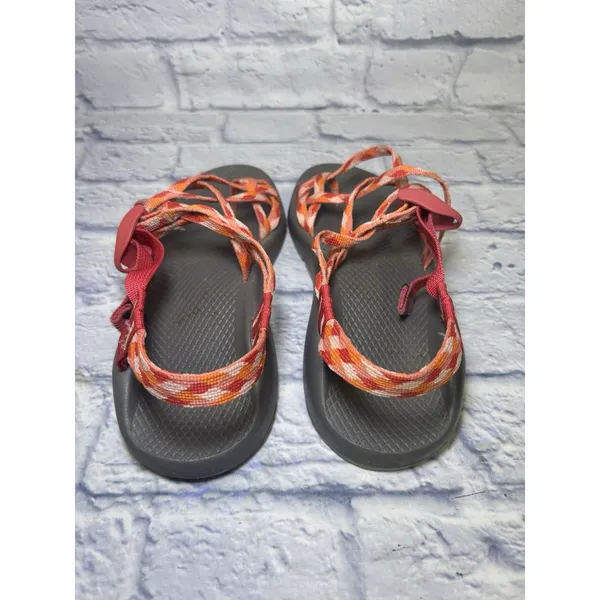 Chacos Sz 9 Wmns ZX/2 Cloud Dual Adjustable Straps Cushioned Sandal Orange/Pink - Image 9